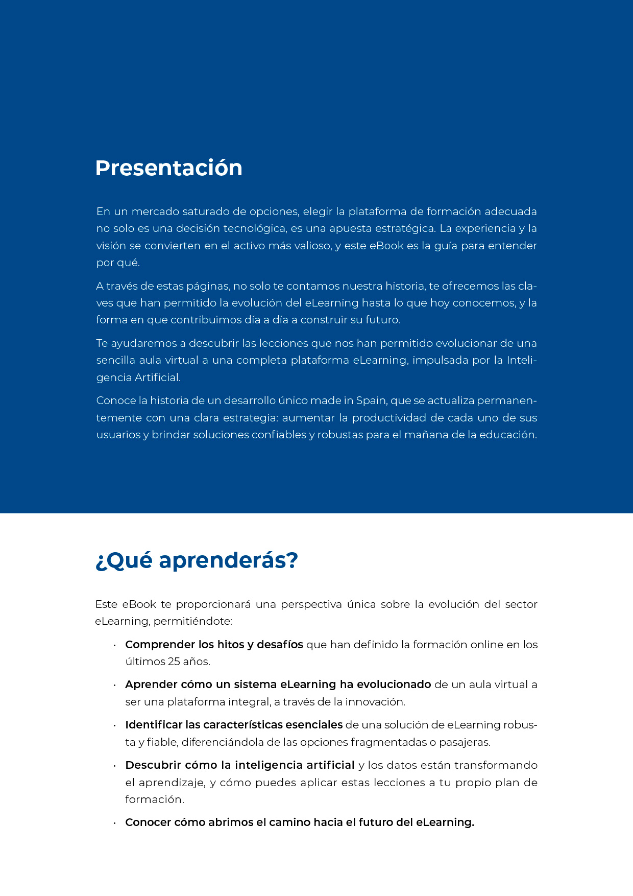 Previsualización de la página 1 del eBook ¿Qué aprenderás con este eBook?
