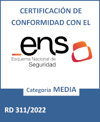 ADR Formación tiene el distintivo de conformidad con el Esquema Nacional de Seguridad